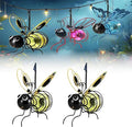 Solar Bees Lights Outdoor, Hanging Bee Solar Garden Light,2025 New Solars Bees Simulation Lights, Waterproof Bumble Bees Solars Light for Party Festivals Garden Decor Birthday Gifts (Yellow 2pcs)