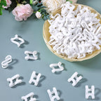 Unittype 150 Pcs Space Saving Hanger Hooks, Clothes Hanger Connector Hooks, Heavy Duty Space Saver Extender Clips for Closet Organizers (White)