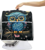 Cartoon Owl Stand Mixer Cover Kitchen Appliance Cover for 6-8 Quart Mixers Washable Food Processor Protective Covers Kitchen Mixers Accessories