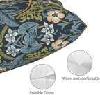 William Morris Vintage Floral Bird Strawberry Thief 20x12 inches Pillow Cover, Outdoor Farmhouse Pillow Cover Home Decor for Couch Sofa