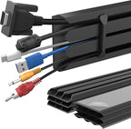 Yagee Cable Manager Self-Adhesive Kit,Spliced Installation for All Types of Office Cable Management,Customized Cable Outlet,All-in-one Desktop Cable Manager Kit.