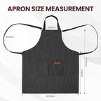 Serrenf 2 Pack Apron, Cooking Kitchen Aprons, Adjustable Bib Apron with 2 Pockets for Men Women Chef Apron
