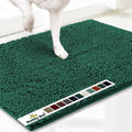 Muddy Mat® | Super Absorbent Door Mat Indoor, Microfiber Quick Dry Chenille Entryway Rug, Non-Slip Front Door Mat, Indoor Mats for Entryway, Machine Washable Pet Rug, Dark Green XXL 60"X48"