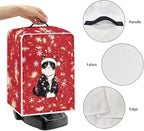 Coffee Maker Cover - Christmas Cat Dust Protector - Small Mixer Machine Covers - Washable Foldable