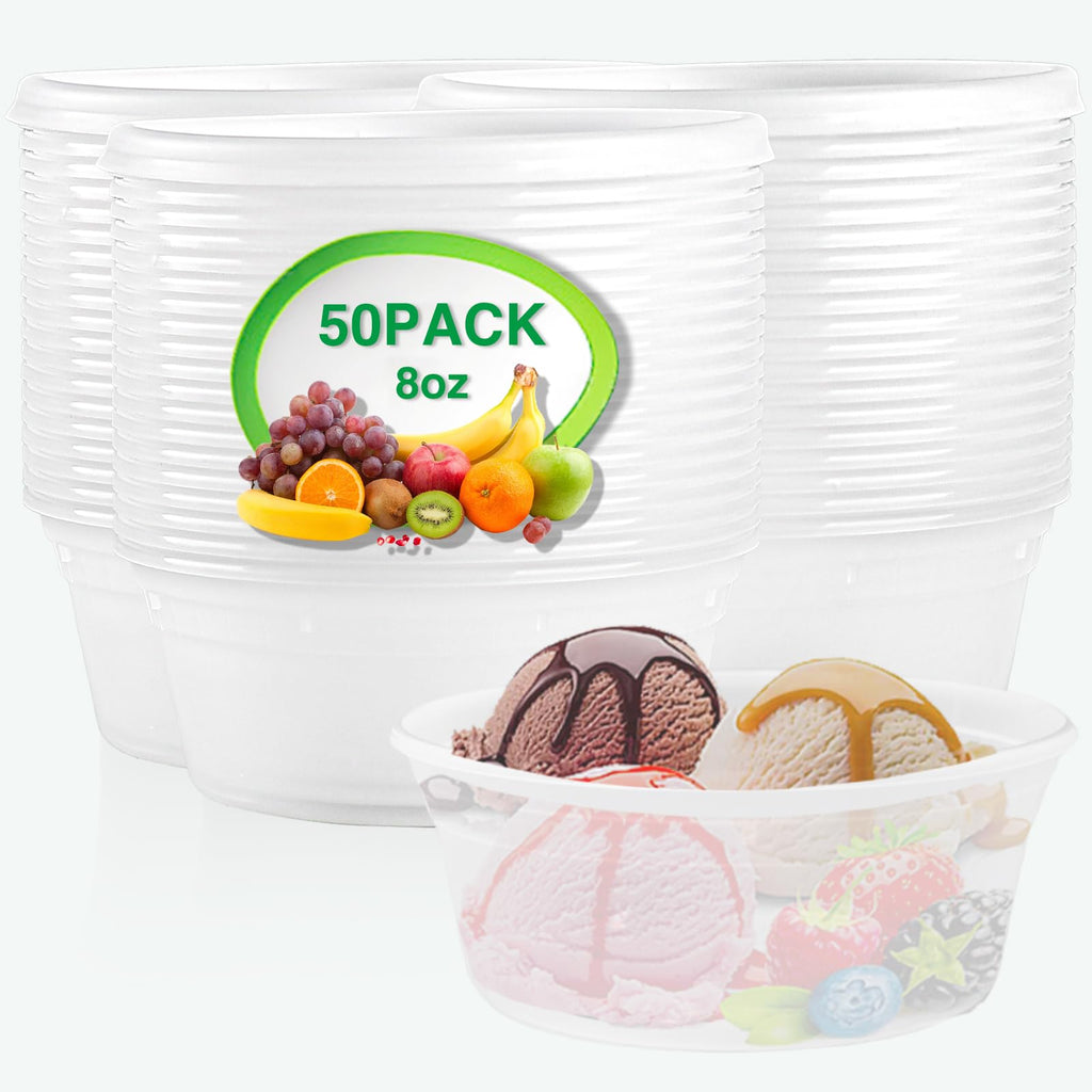 tropipak Deli Food Containers, Leakproof Storage Containers, 12 oz, 50 Pack