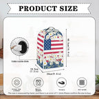 Blender Dust Cover Stand Mixer or Coffee Maker Appliance Cover 4th of July Anti Fingerprint Polyester Dust Proof Stain Resistant Blender Cover for Home Kitchen, American Flag Daisy