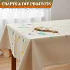 All Purpose Canvas Drop Cloths - Drop Cloth for Painting, Floor Cover, Heavy Duty Protection for Furniture & Surfaces, Reusable Painters Canvas Tarp for Renovation & Home (9x12 Feet)