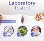 6 Gauge Vinyl Bed Bug Mattress/Box Spring Cover- Waterproof Encasement- Perfect for Bed wetting (California Long Twin)