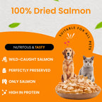 Chef Kitty Wild Caught Freeze Dried Salmon Cat & Dog Treats, Omega-3, 2.7oz
