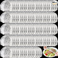 TIHOOD 300PCS Disposable Plastic Food Cover Wrap Elastic Food Lids Refrigerator fruit food Stretch Dustproof Bowls Cups Cover