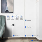 Cord Covers for Wires, Large Cord Hider for Wall Mount TV, White Cable Covers, Hide Cords, 10 x L15.7in W1.54in H0.74in