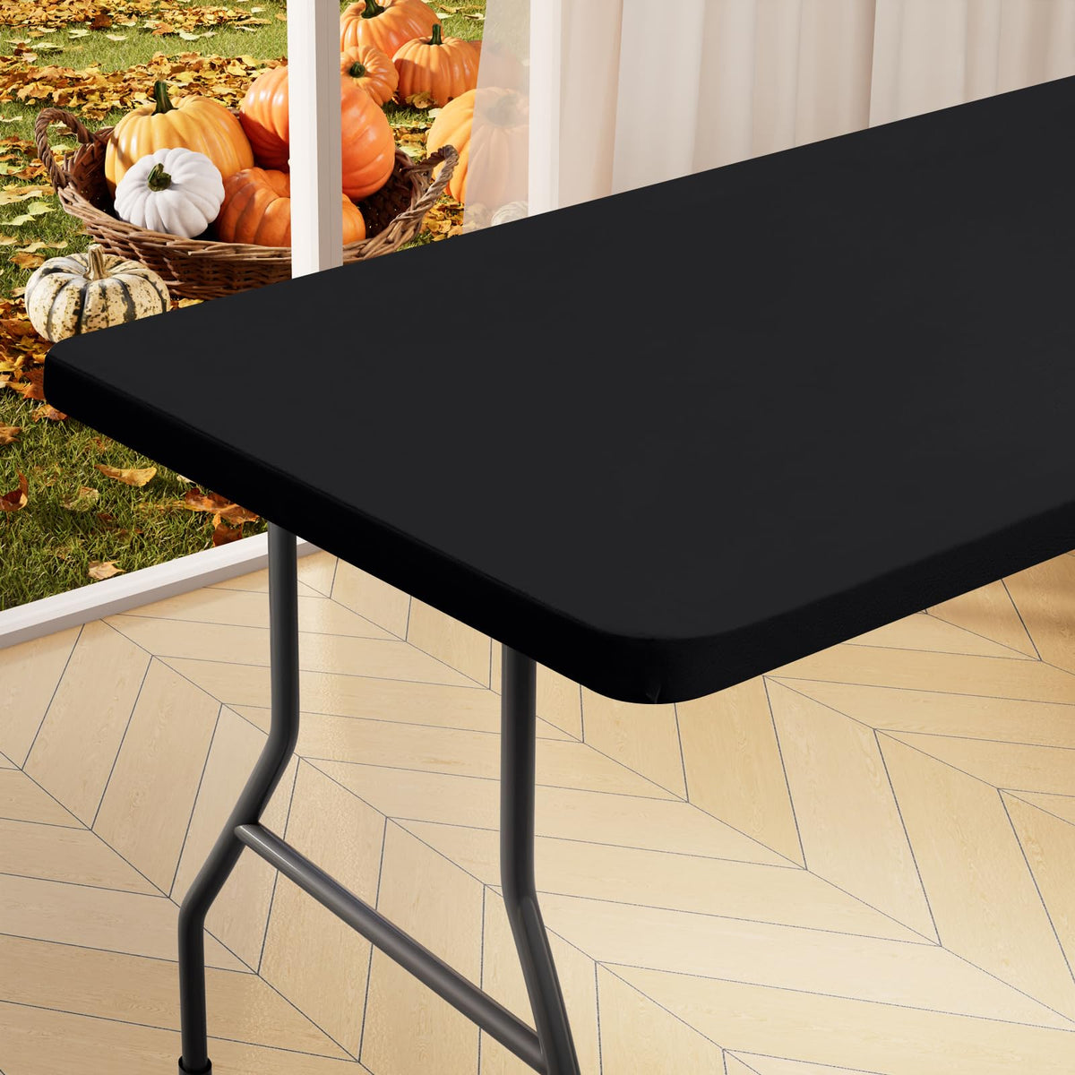 homing Rectangle Table Cloth Cover 8 Foot Elastic Fitted Tablecloth