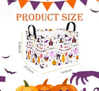 Halloween Gifts Empty Basket Boo Cube Organizer Bins Trick or Treat Spooky Basket Stuffers for Boyfriend Dual Handles for Closet Shelf
