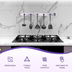 Neosmuk Magnetic Hooks, Cruise Ship Essentials, 40lb+ Heavy Duty Magnetic Hooks for Cruise Cabins, Refrigerator, Grill, Hanging, and Travel | Extra Strong Must-Haves Magnet Hook,Purple,Pack of 10
