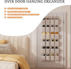 homyfort Over the Door Shoe Organizer, 24 Large Breathable Mesh Pocket,Space Saving Hanging Shoe Rack,Shoe Storage Holder for Entryway Bedroom Closet