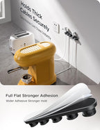 5-in-1 Magnetic Cord Organizer JOYROOM Cable Clips[Adjustable Sliding Track] Under Desk Adhesive Cord Management Wire Keeper for Computer Phone, Office Workspaces Table Organization Home Accessories