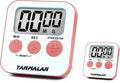 Tanmalan Kitchen Timers Count down-up,easy to use (6.0-b-pinnk 2 pack)