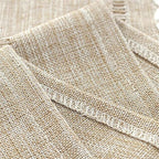 Simple Bedside Table Tassel Cover Cloth, Nightstand Coffee Table Cover Suitable for Bedside Table TV Microwave Washing Machine Refrigerator Dust Cover (Coffee, 15.7 * 35.4 inches)
