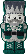 Hallmark - Decorative Throw Pillow for Couch or Bed, Holiday Home Décor, 7" x 14", (Nutcracker, Green)