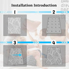 ZonLi Futon Mattress Cover Twin Size for Traditional Japanese Floor Futon Mattress with Zipper,Tatami Floor Sleeping Mat Cover,Super Soft and Machine Washable (43''x84'', Hand-Drawn Leaf Patterns)