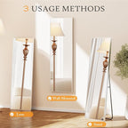 NEWBULIG 64"x21" Full Length Mirror, Full Body Floor Mirror with Aluminum Alloy Thin Frame, Wall or Standing Mirror for Bedroom, Living Room, Dressing Room, Silver