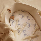 Gllquen Baby Bassinet Sheets Set 2-Pack, Breathable Cozy Bassinet Fitted Sheet Universal Fit Standard Mattress Oval Rectangle Cradle Baby Sheets for Baby Boy Girls Unisex 32"x16"(Seashell)