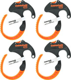 PRO (4 Pack: 4x Medium 2 Inch Diameter) Adjustable, Reusable, Cable Tie Replacements for Extension Cords or Electronics