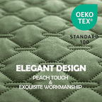 gogobunny 100% Double-Sided Waterproof Dog Bed Cover Pet Blanket Sofa Couch Furniture Protector for Puppy Large Dog Cat, Reversible (30x70 Inch (Pack of 1), Dark Green/Light Green)