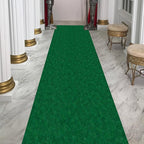 Ottomanson 2'7" x 51' Hallway Runner with Scraper Pile - Extra Durable Non-Slip Rug Mat for Indoor & Outdoor Use - Ideal for Kitchen, Entryway & Garage - High-Traffic Carpet, Green