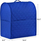 Stand Mixer Cover compatible with Kitchenaid Mixer, Fits All Tilt Head & Bowl Lift Models,The Fabric Is Pure Cottot,Fine, Soft, Not Easy to Fade, Not Easy To Pilling. (Fits for 6-8 Quart, Blue)