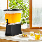 VEVOR Beverage Dispenser, 3 Gallon Drink Dispenser for Parties, Plastic Juice Dispenser with Stand Spigot Lid, Iced Tea Lemonade Juice Water Dispenser, for Restaurants, Hotels, Parties