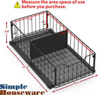 Simple Houseware Pull-Out Cabinet Sliding Basket Organizer, 17.2" D x 9.7" W x 5" H – Black, Ideal for Kitchen and Bathroom Cabinet Storage, Under Sink or Pantry Organization