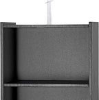 5 Tier Open Bookshelf, 52 Inch Bookcase Storage Rack