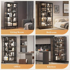 Eltean 71" H Display Cabinet