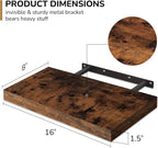 Fun Memories 16 Inch Floating Shelves
