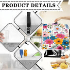 Mixer Dust Cover for 6-8 Qt Stand Mixer, Cloth Cover with 2 Storage Pockets for Stand Mixer Protective Covers Large for 6-8 Quart Mixer