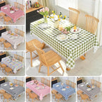 Classic Gingham Buffalo Tablecloth Fabric - Oblong 58x144 Inch Water Proof Checkered Table Cloth for Indoor Outdoor - Table Cover for Birthday, Picnics, BBQs, and Parties