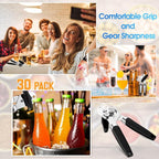 Gisafai 30 Pcs Manual Can Opener with Sharp Blade Smooth Edge Multifunctional Kitchen Gadget Handheld Openers Oversized Handheld Knob Can and Bottle Animals