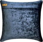 The HomeCentric Blue Bed Runner for King/Queen/Twin Velvet Decorative Bed Scarf 53"x18" Bed Runner Without Pillow Cover, Solid Bed Scarf Bedroom Décor Accent - Sapphire Knots