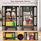 PAOFIN 47" H Locking Display Cabinet