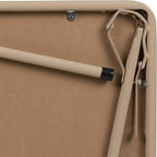Flash Furniture Mindy Kids Tan Folding Table with Padded Top and Powder Coated Locking Legs