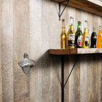 ZOOFOX 12-Piece Wall Mounted Vintage Metal Bottle Opener for Bar, KTV, Home and Outdoor