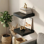 Dreamland Floating Shelves for Wall, Small Deep Floating Shelf Square Wall Shelf