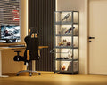 5-Tier Clear Display Cabinet