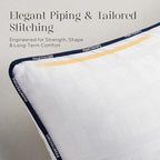 Phantoscope 18x18 Pillow Inserts, Decorative Throw Pillow Inserts with 100% Cotton Jacquard Cover, Virgin Fiber Pillow Sham Stuffer, Square Couch Cushion Pillows, Pack of 1, 18x18 Inch