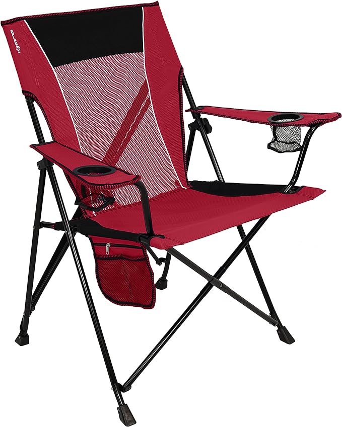 Kijaro Dual Lock Portable Camping Chairs - Versatile Folding Chair, Sports Chair, Outdoor Chair & Lawn Chair - Dual Lock Feature Red Rock Canyon
