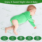 GOONIK California King Mattress Protector, Breathable Bamboo Viscose Waterproof Cal King Mattress Pad Cover with 6-18 inches Deep Pocket