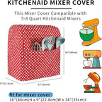 KitchenAid Mixer Cover - Compatible With 5-8 Quart Mixer, Includes Pockets