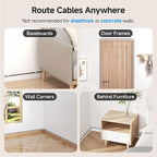 Cable Matters 200-Pack Nail-in Cable Clips Cord Organizer, 7mm / 0.27 inches, Ethernet Cable Wall Clip, Wire Wall Clips, White
