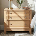 Merax 27.3 Inch Solid Wood Nightstand, Mid Century Modern Night Stand